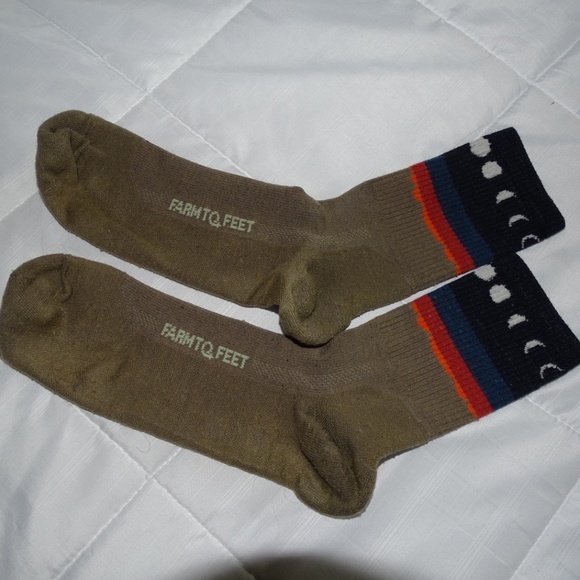 Made in U.S.A. Farm to Feet Crew Trail Socks - Picture 4 of 4